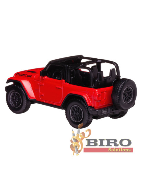 RS Masina RASTAR Die cast 1:43 JEEP Wrangler Rubicon, rosie, 58378